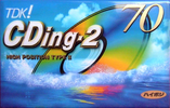Compact Cassette TDK CDing 2 70 "CD2-70K" Type II Chrome 1997 Japan