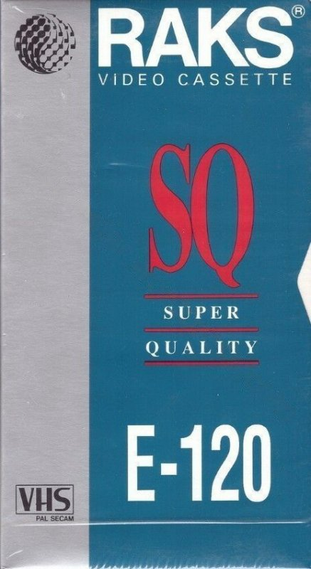 VHS, Video Home System RAKS SQ 120 Type I Normal Europe