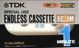 Compact Cassette TDK EC Endless 1 "EC-1MA" Endless Cassette 1993 Japan