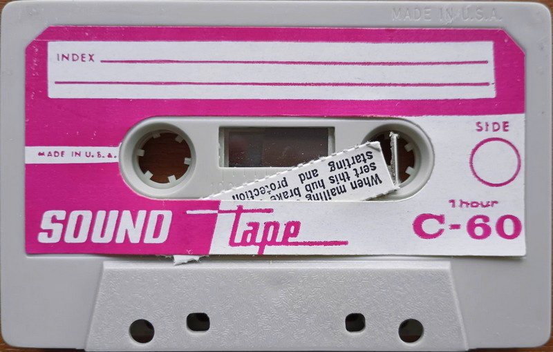 Compact Cassette Sound Tape 60 Type I Normal 1970 USA