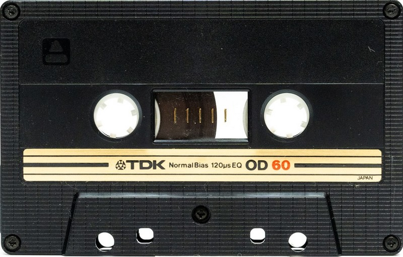 Compact Cassette TDK OD 60 Type I Normal 1982 Japan