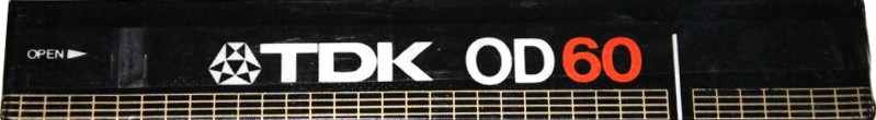 Compact Cassette TDK OD 60 Type I Normal 1982 Japan