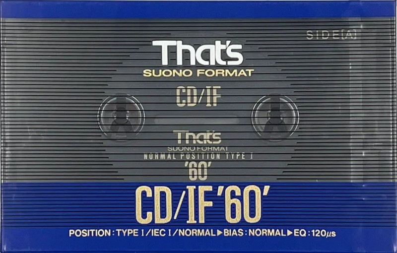 Compact Cassette Thats CD-IF 60 Type I Normal 1991 Europe