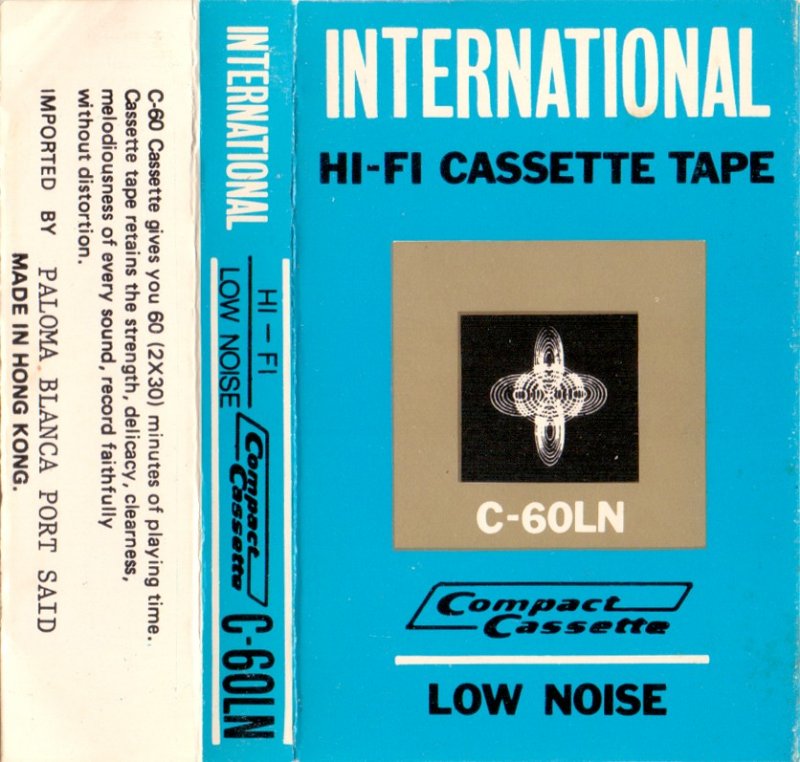 Compact Cassette International 60 Type I Normal Hong Kong