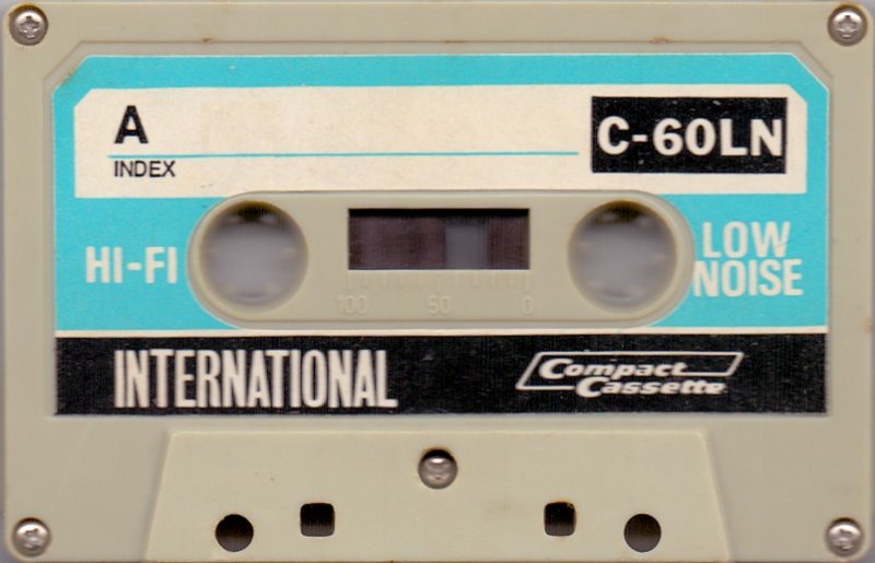 Compact Cassette International 60 Type I Normal Hong Kong