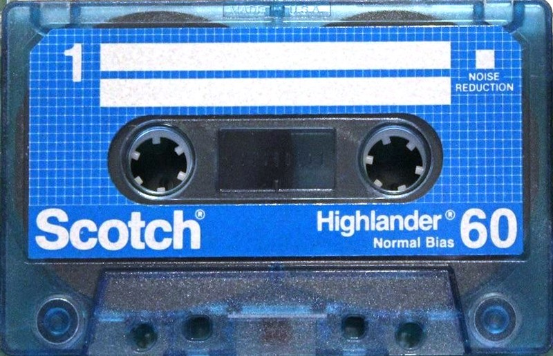 Compact Cassette Scotch Highlander 60 Type I Normal 1982 USA