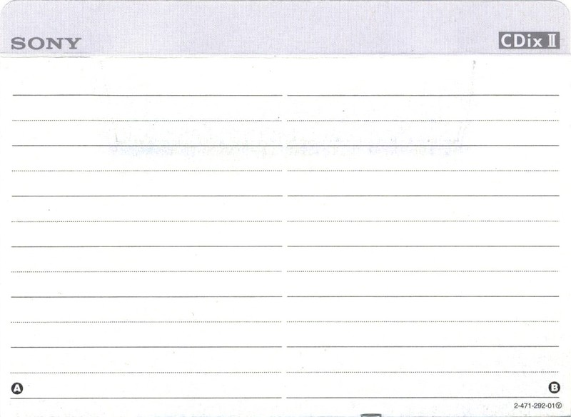 2 pack Sony CDix II 20 Type II Chrome 1995 Japan