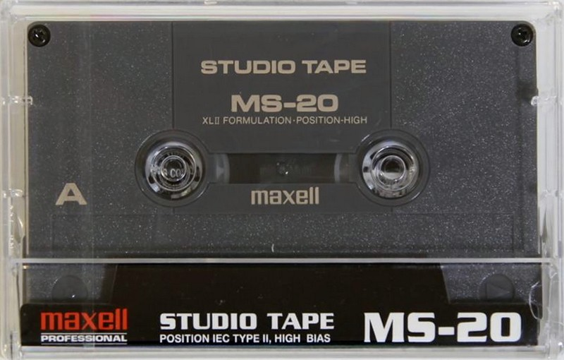 Compact Cassette Maxell MS Audio Pro 20 Type II Chrome 1997 Japan