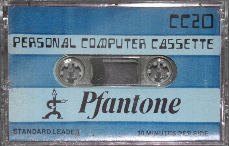 Compact Cassette Pfantone 20 "CC20" Computer Cassette USA