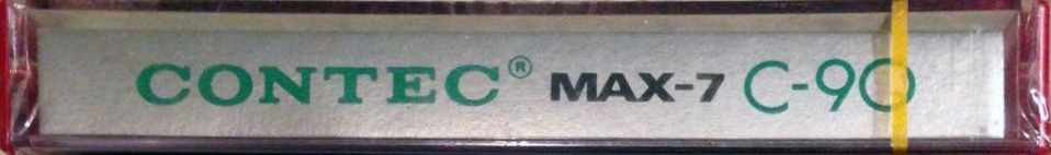 Compact Cassette Contec MAX-7 90 Type II Chrome USA