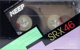 Compact Cassette KEEP SR-X 46 Type I Normal 1986 Japan