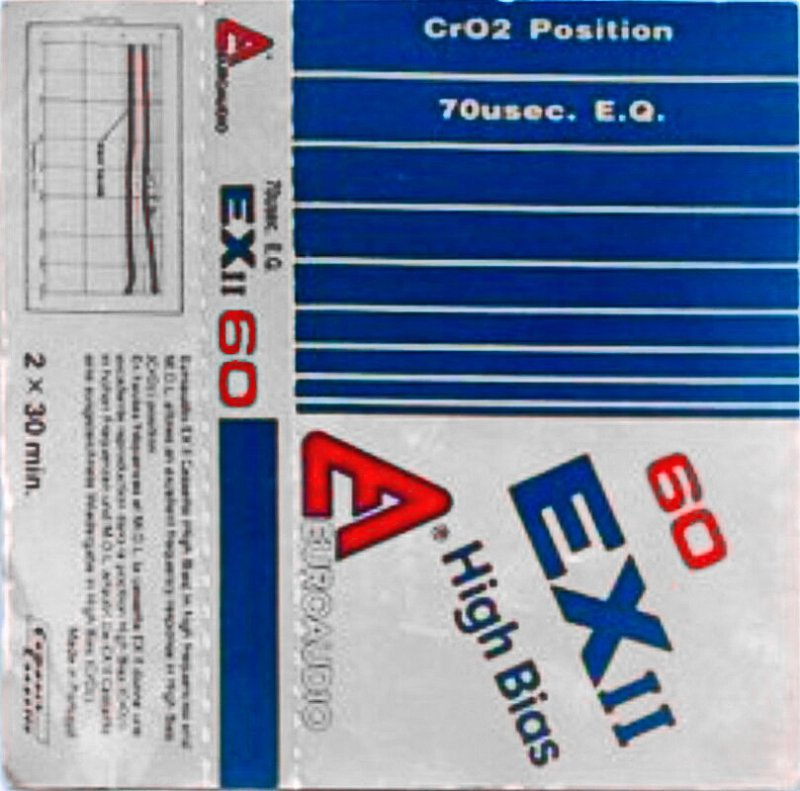 Compact Cassette EuroAudio EX II 60 Type II Chrome 1985 Europe