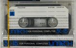 Compact Cassette Unitech SC 15 Computer Cassette 1983 Japan