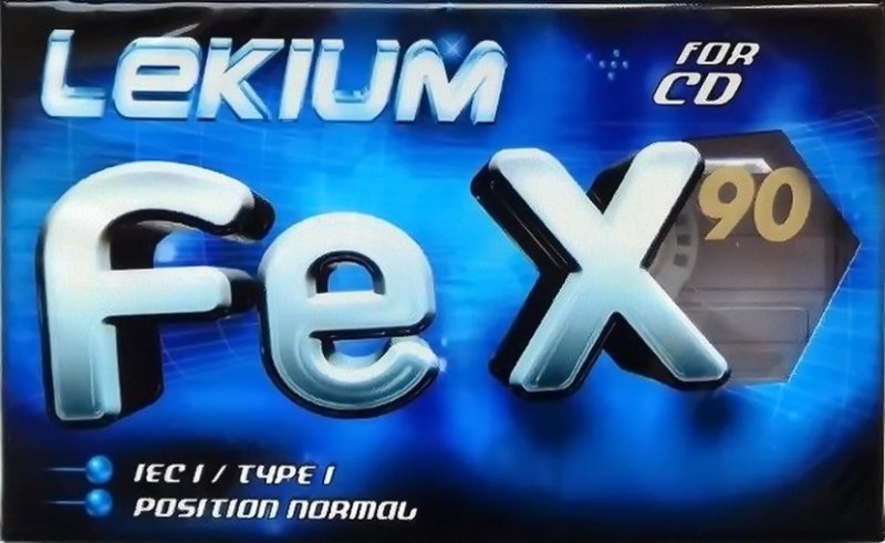 Compact Cassette Lekium Fe X 90 Type I Normal Europe