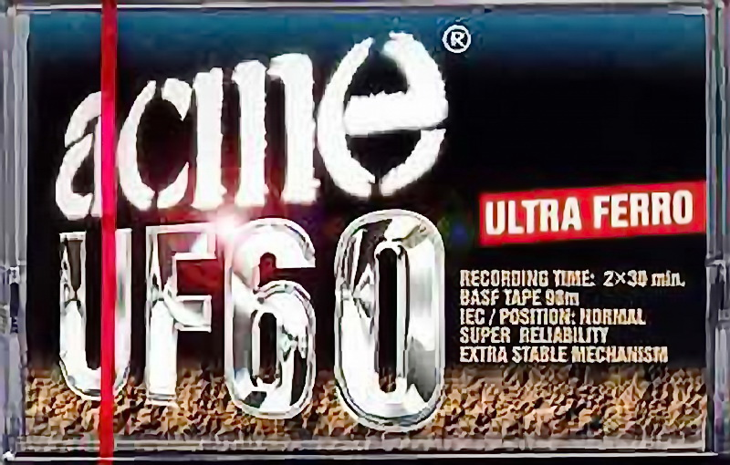 Compact Cassette Acme UF 60 Type I Normal Worldwide