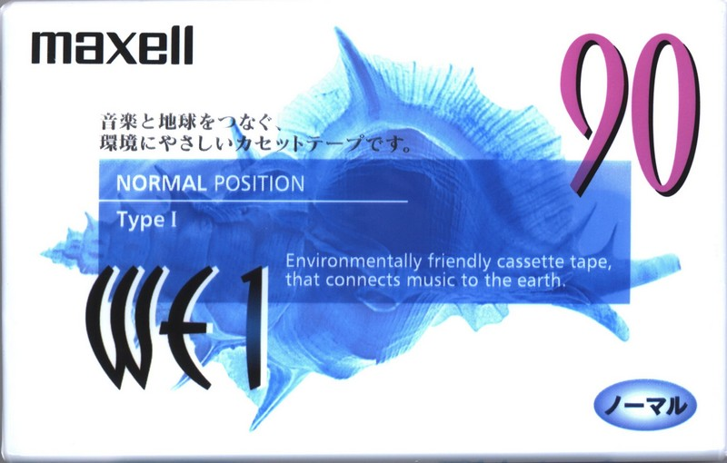 Compact Cassette Maxell WE 90 "WE1-90" Type I Normal 1999 Japan