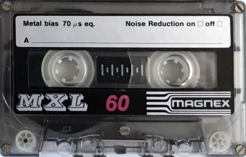 Compact Cassette Magnex MXL 60 Type IV Metal 1978 Europe