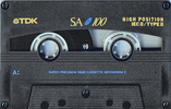 Compact Cassette TDK SA 100 "SA-100EA" Type II Chrome 1995 Europe