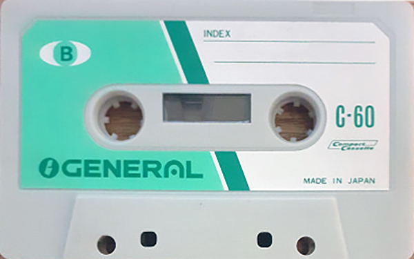 Compact Cassette General 60 Type I Normal Japan