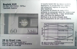 Compact Cassette Scotch XS II 60 Type II Chrome 1987 Brazil