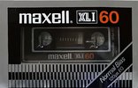 Compact Cassette Maxell XLI 60 Type I Normal 1978 Japan