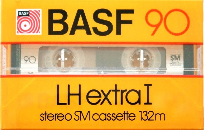 Compact Cassette BASF LH Extra I 90 Type I Normal 1982 France