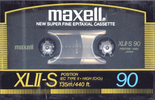 Compact Cassette Maxell XLII-S 90 Type II Chrome 1986 USA