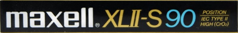 Compact Cassette Maxell XLII-S 90 Type II Chrome 1986 USA