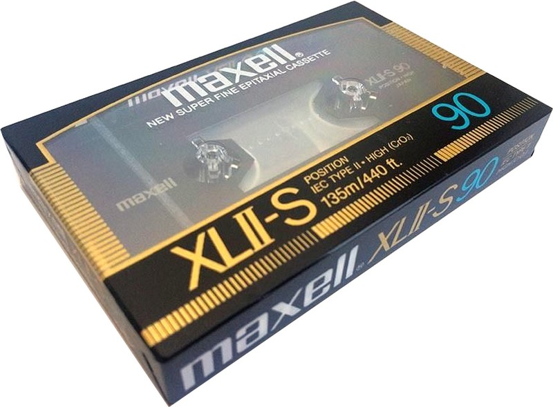 Compact Cassette Maxell XLII-S 90 Type II Chrome 1986 USA