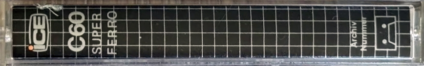 Compact Cassette ICE 60 Type I Normal 1986 Germany