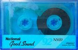 Compact Cassette National NS 92 "RT-92NS (B)" Type I Normal 1985 Japan