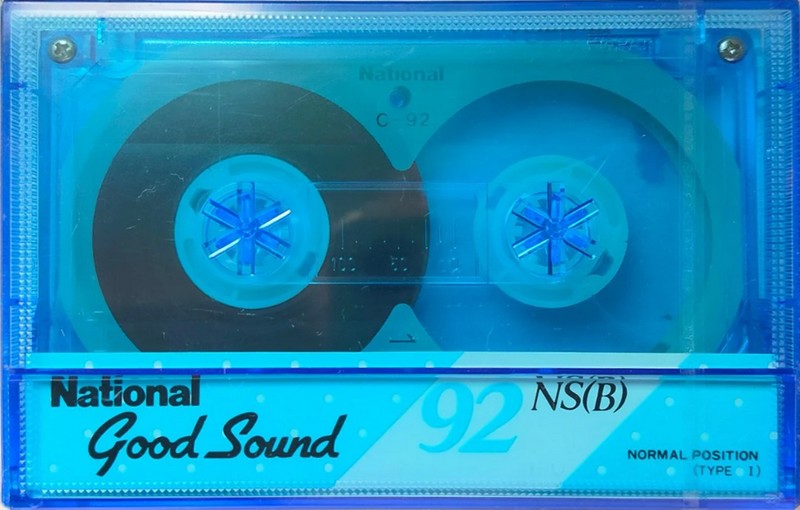 Compact Cassette National NS 92 "RT-92NS (B)" Type I Normal 1985 Japan