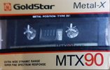 Compact Cassette Goldstar MTX 90 Type IV Metal 1986 USA
