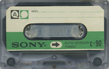 Compact Cassette Sony Auto-Sensor 90 Type I Normal 1970 Japan