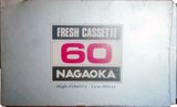 Compact Cassette Nagaoka Fresh 60 Type I Normal 1973 Japan