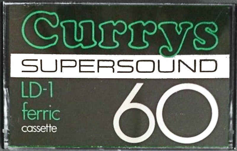 Compact Cassette Currys LD-1 60 Type I Normal 1981 UK