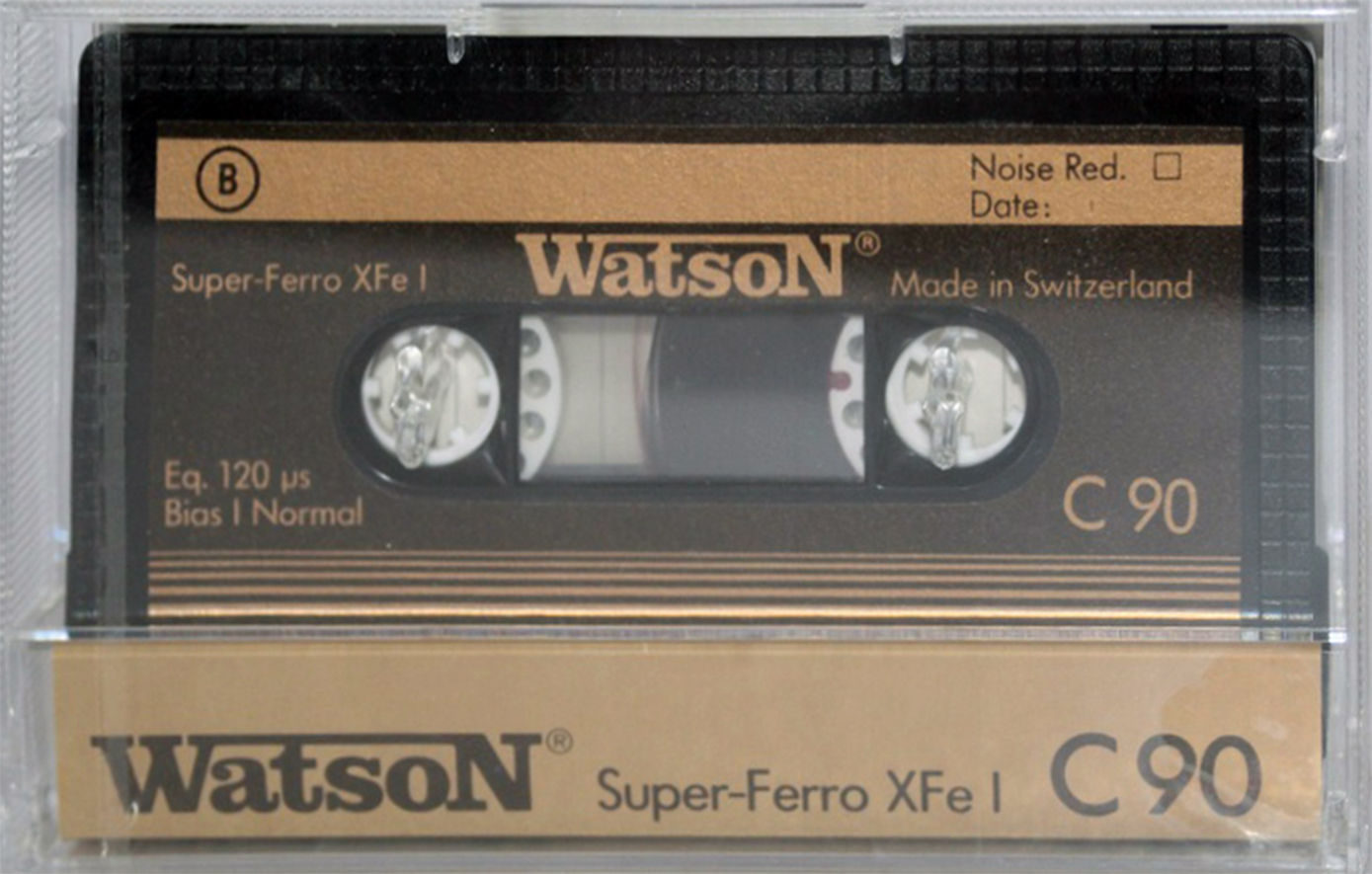 Compact Cassette Watson Super Ferro 90 "XFe I" Type I Normal 1982 Europe