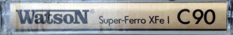 Compact Cassette Watson Super Ferro 90 "XFe I" Type I Normal 1982 Europe