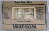 Compact Cassette Watson Super Ferro 90 "XFe I" Type I Normal 1982 Europe