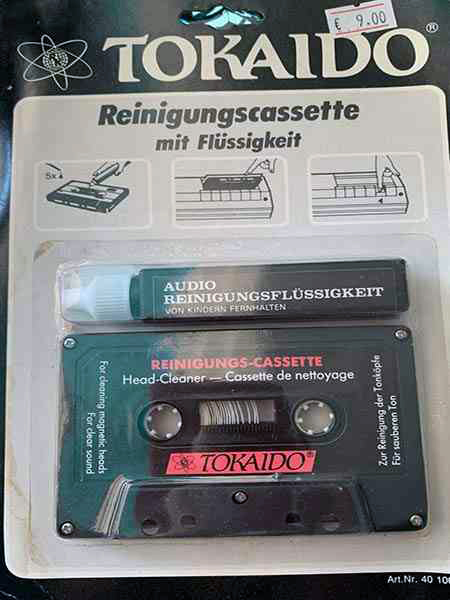 Blister Tokaido Cleaning Cassette 1989 Germany