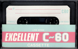 Compact Cassette Excellent 60 Type I Normal 1982 Japan