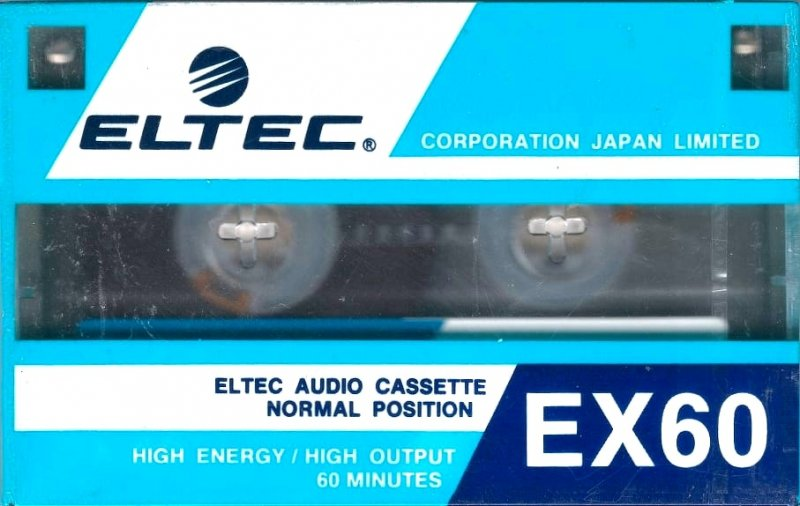 Compact Cassette Eltec EX 60 Type I Normal Japan