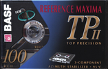 Compact Cassette BASF TP II Reference Maxima 100 Type II Chrome 1993 Europe