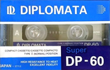 Compact Cassette Diplomata 60 "DP" Type I Normal Brazil