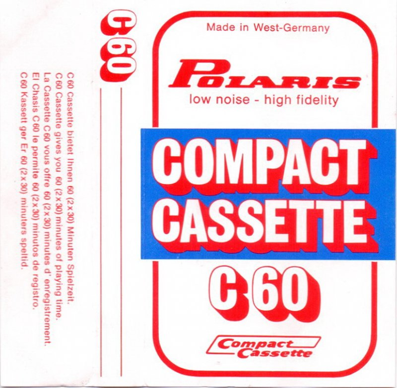 Compact Cassette Polaris 60 Type I Normal Europe
