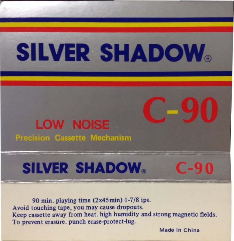 Compact Cassette Silver Shadow 90 Type I Normal USA