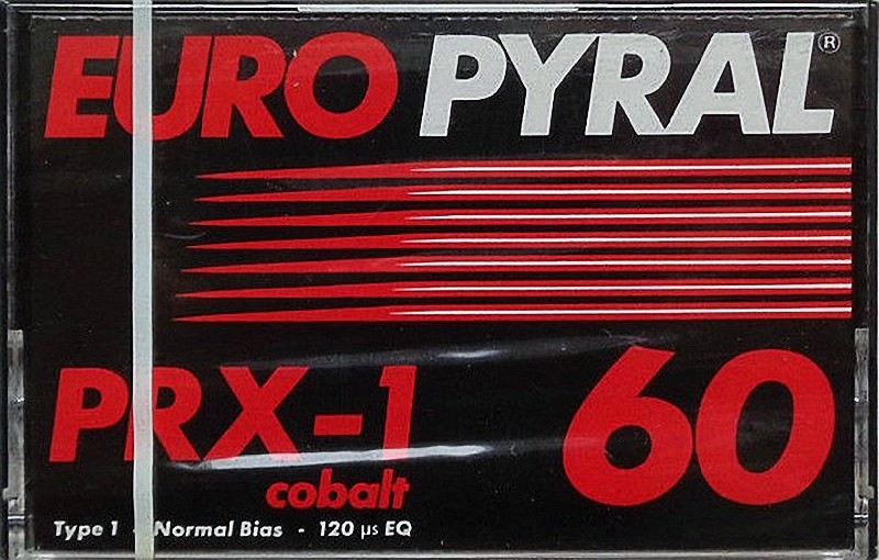 Compact Cassette Europyral PRX-1 60 Type I Normal 1984 France