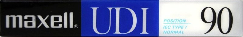 Compact Cassette Maxell UDI / UD1 90 Type I Normal 1988 Europe