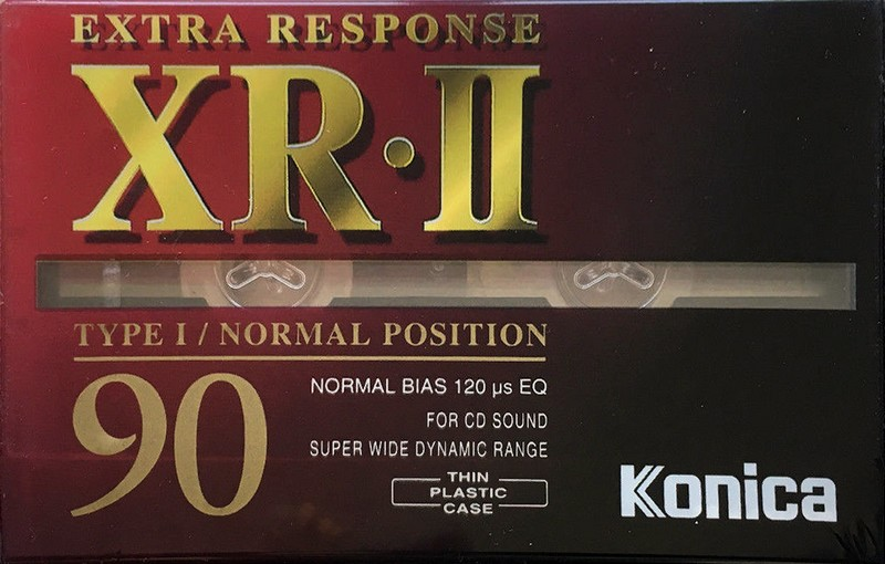 Compact Cassette Konica XR 90 "XR-II" Type II Chrome 1990 Europe