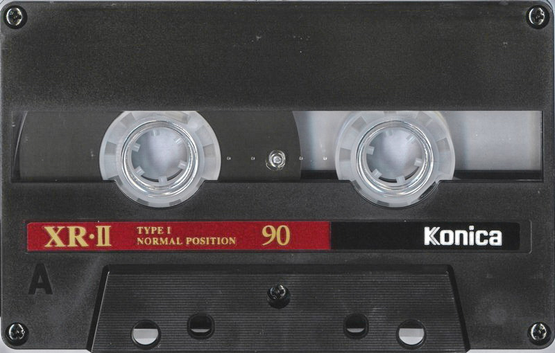 Compact Cassette Konica XR 90 "XR-II" Type II Chrome 1990 Europe